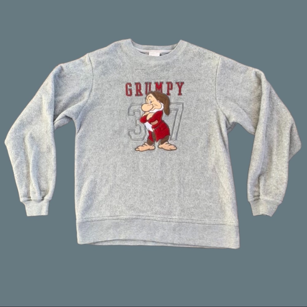 Vintage Disney Grumpy Crewneck Small Sweatshirt